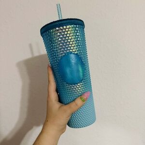 Starbucks Teal Textured Tumbler with Lid